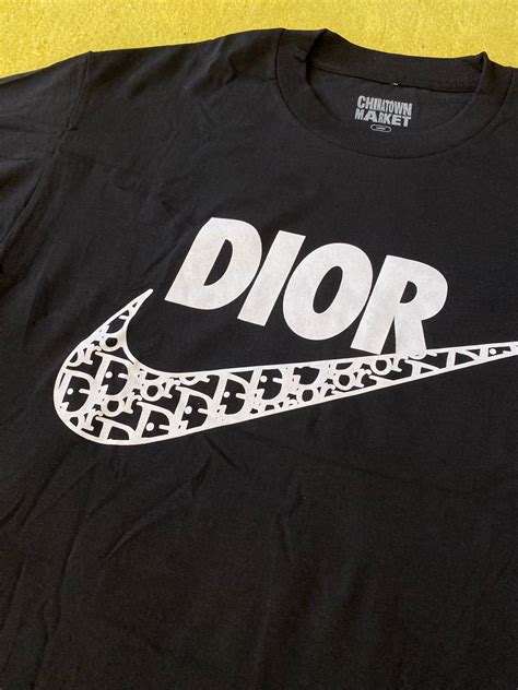 dior nike chinatown market|Market Chinatown Market “Dior x Nike” tee Large .